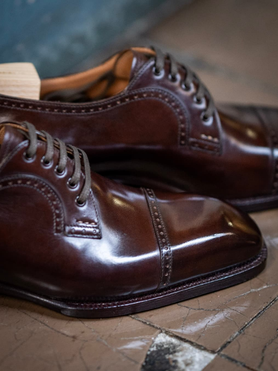 Handmade Genuine Leather Lace-up Shoes
