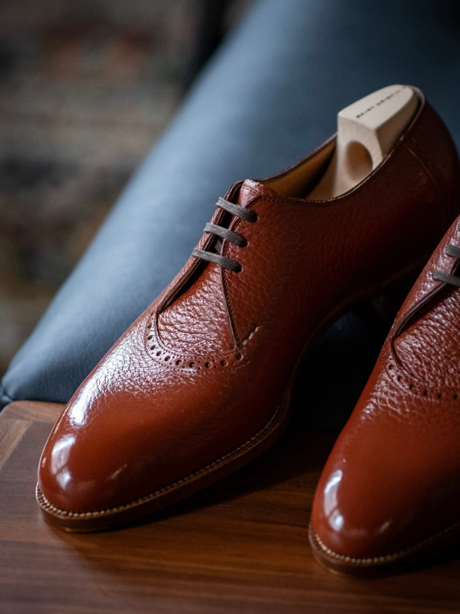 Carved Casual Leather Shoes