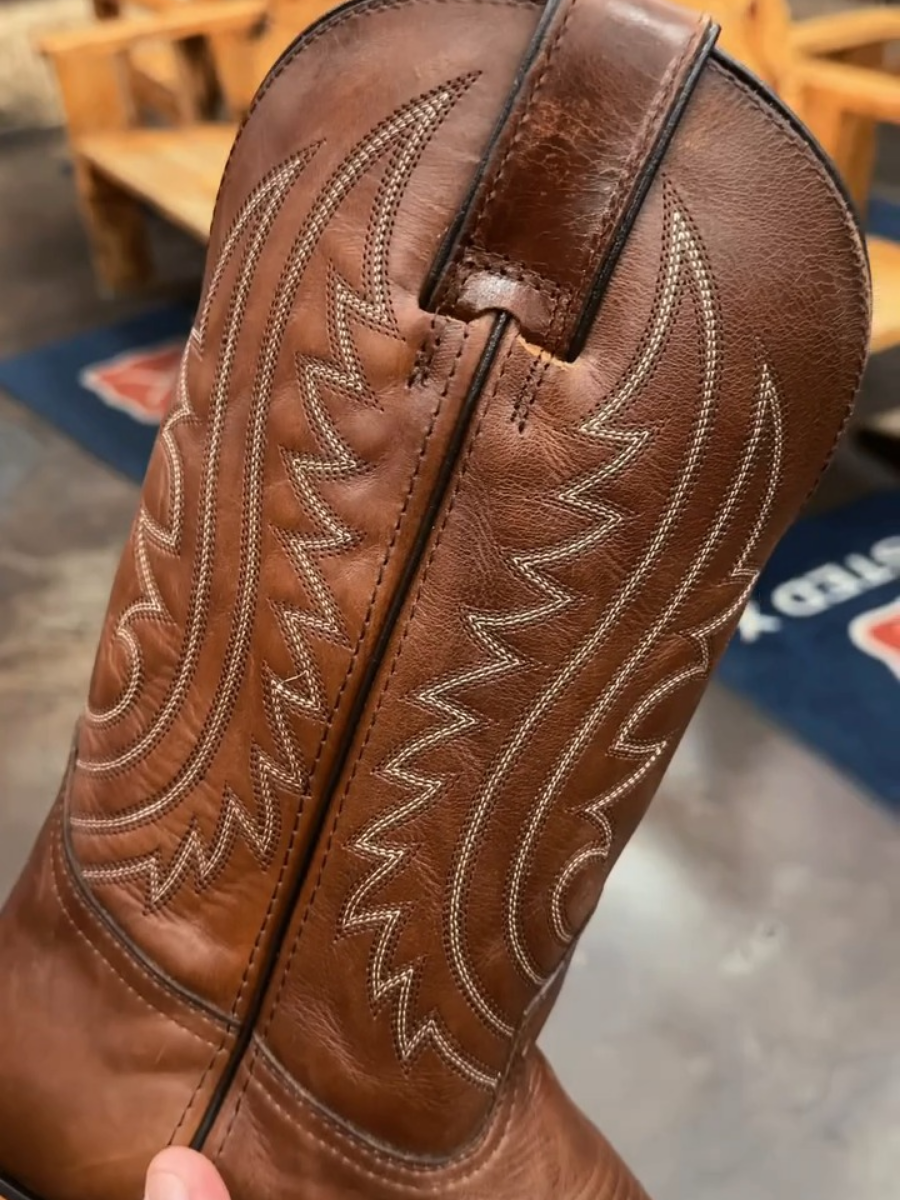 Vintage Embroidered Cowboy Boots