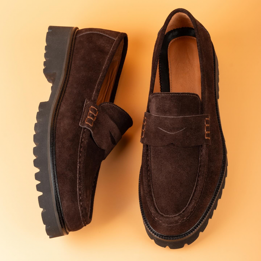 Low-top Genuine Leather Fashionable and Versatile Shoes