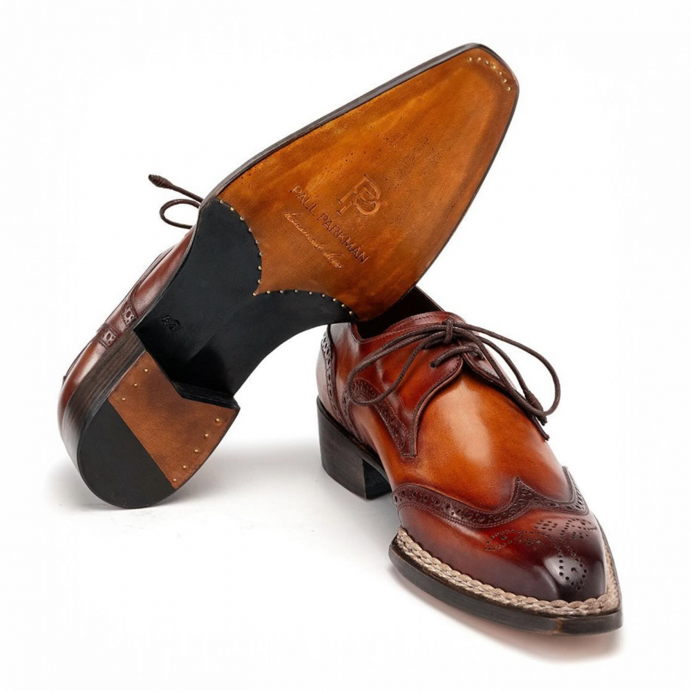 Handmade Genuine Leather Carved Shoes