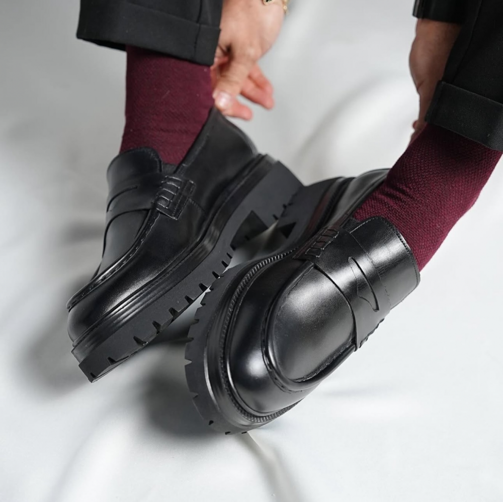 Fashion Slip-on Casual Leather Shoes