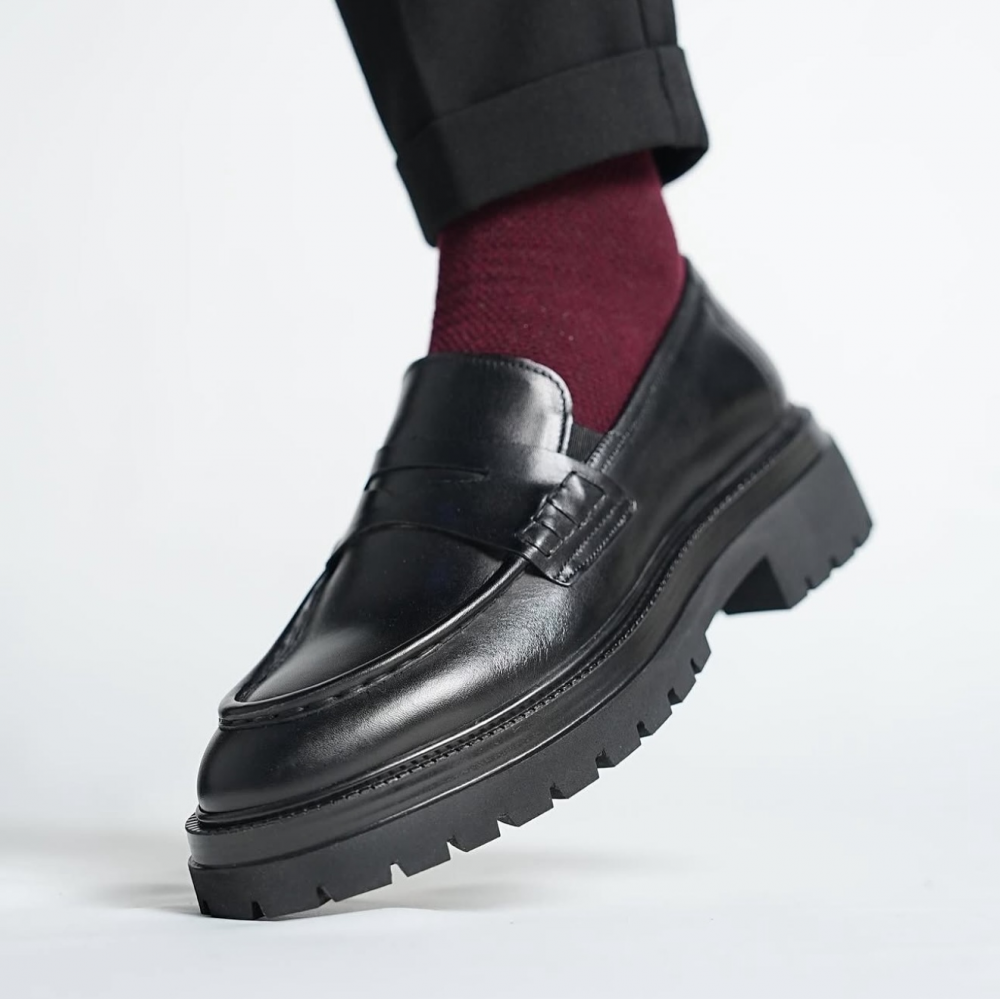 Fashion Slip-on Casual Leather Shoes