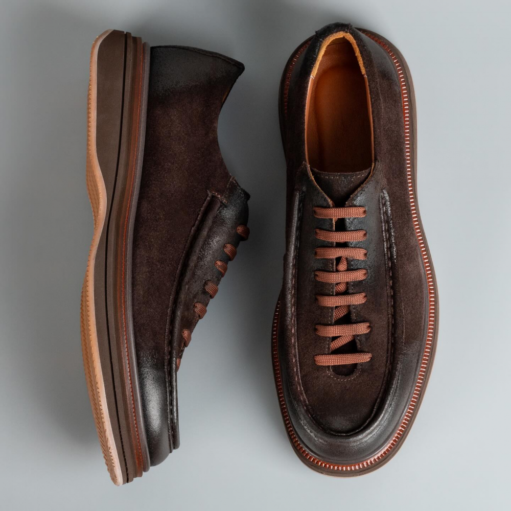 Thick-soled Lace-up Sneakers