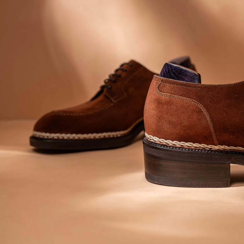 Genuine Leather Suede British Style Men's Shoes