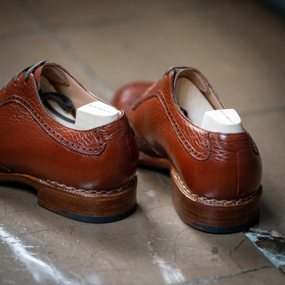 Brogue Carved British Style Leather Shoes