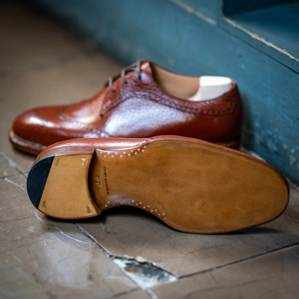 Brogue Carved British Style Leather Shoes