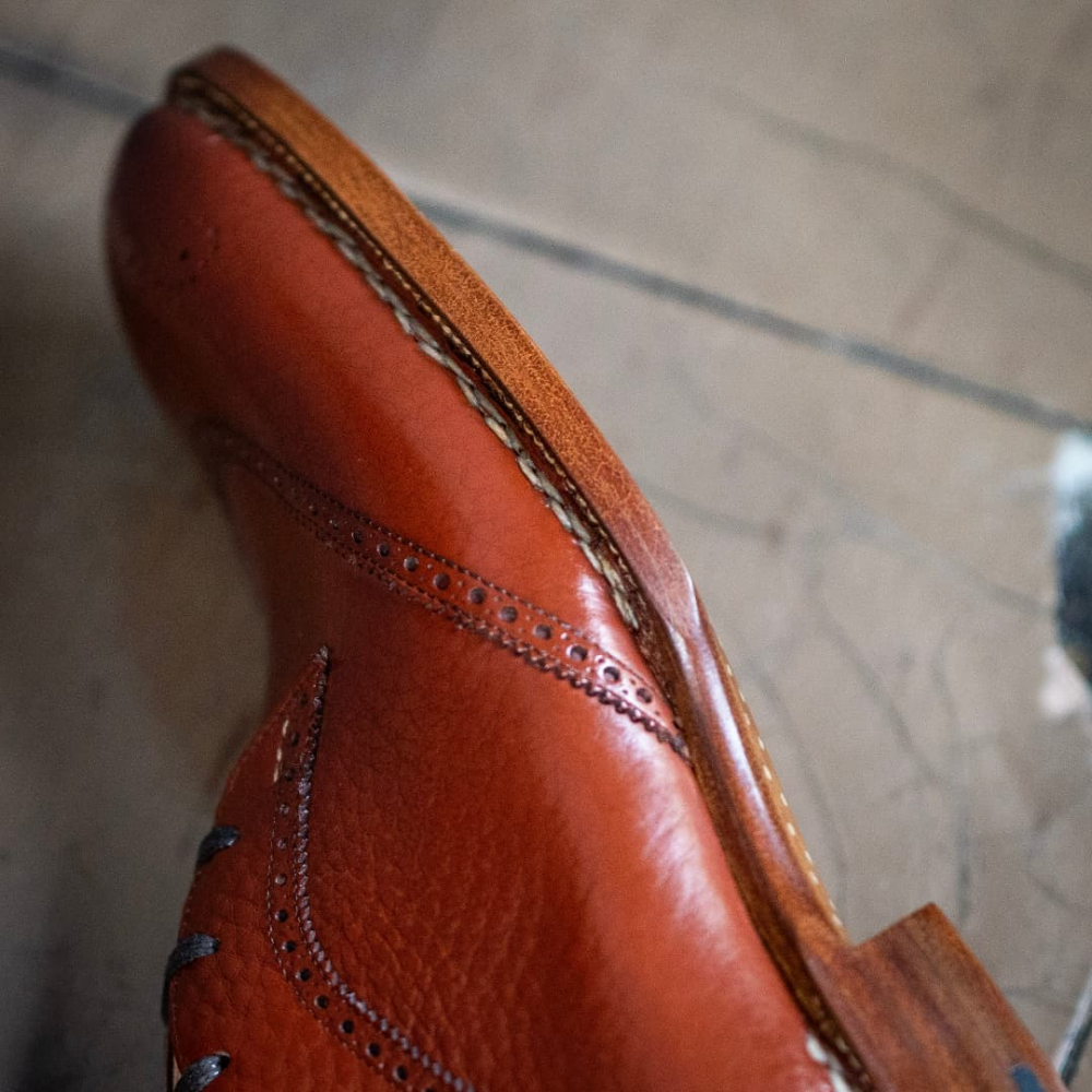 Brogue Carved British Style Leather Shoes
