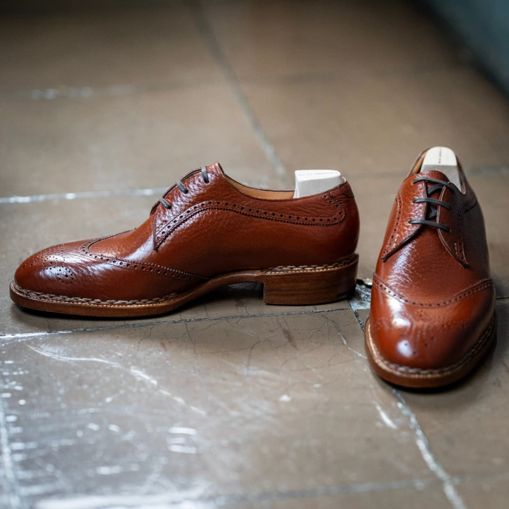 Brogue Carved British Style Leather Shoes