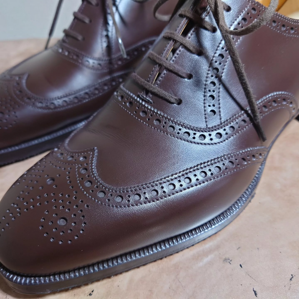 Men's Formal Brogue Carved Leather Shoes