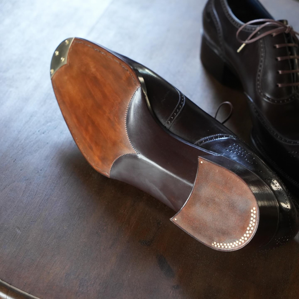 Handmade Genuine Leather Carved Shoes