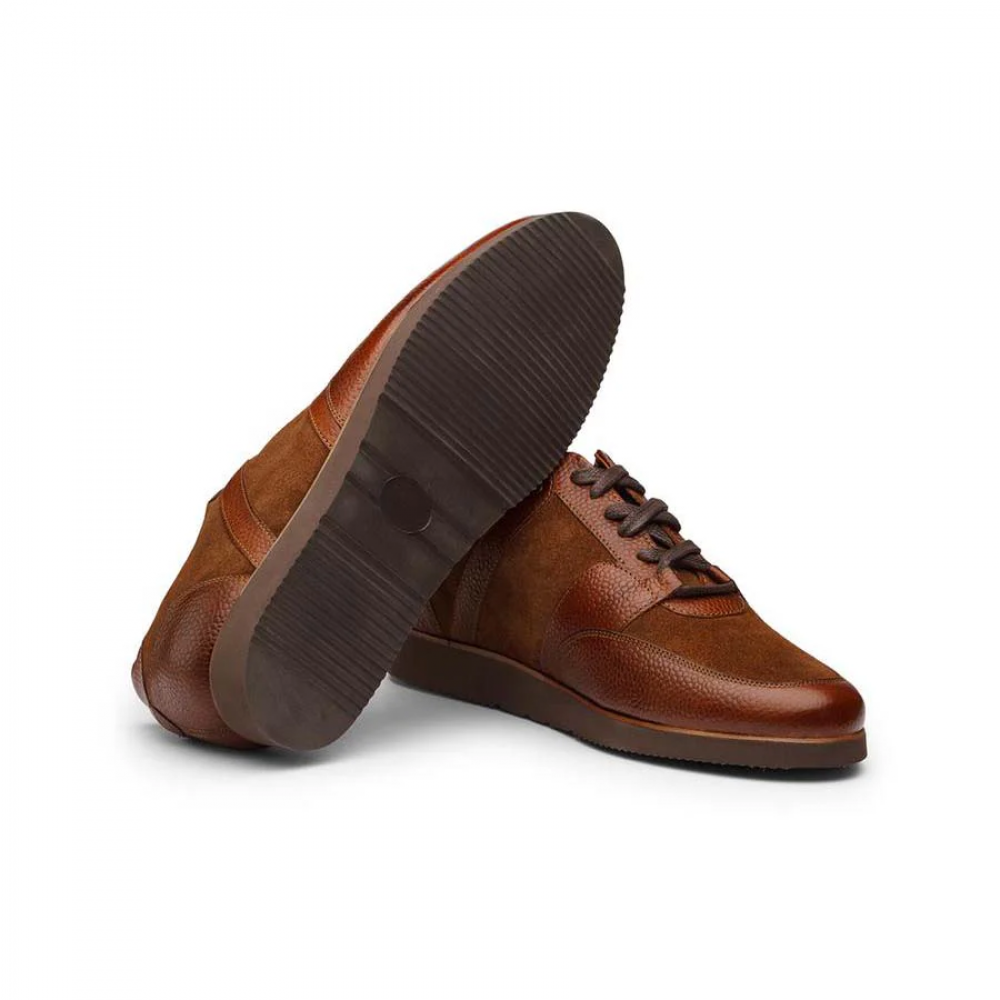 Tan Combination Sneaker