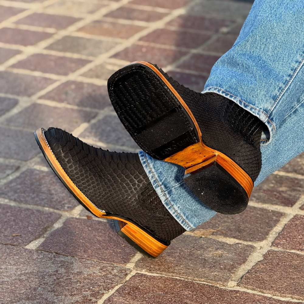 Vintage Crocodile Chelsea Boots
