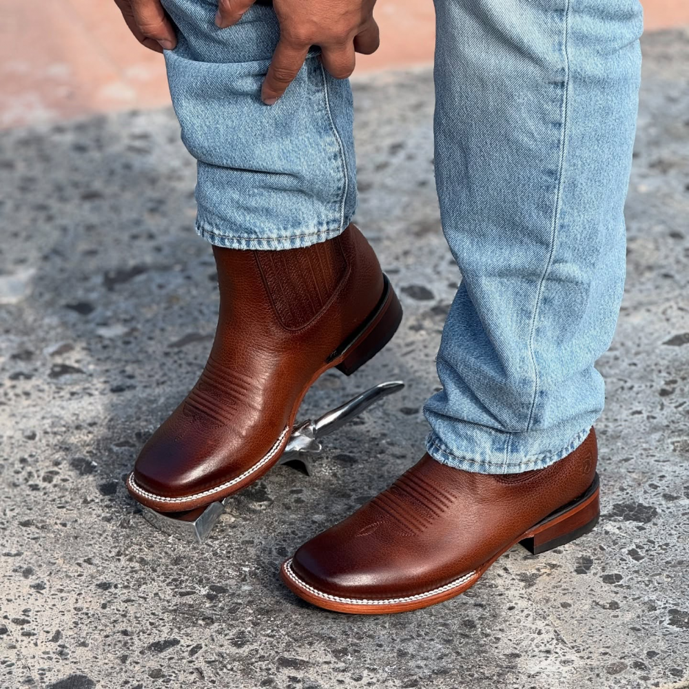 Embroidered Chelsea Boots Men's Martin Boots