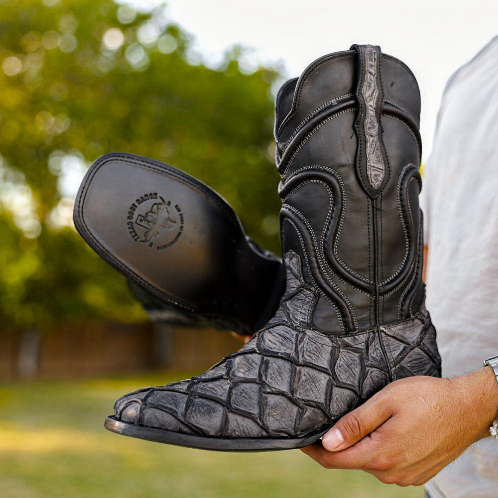 High-top Vintage Western Cowboy Boots