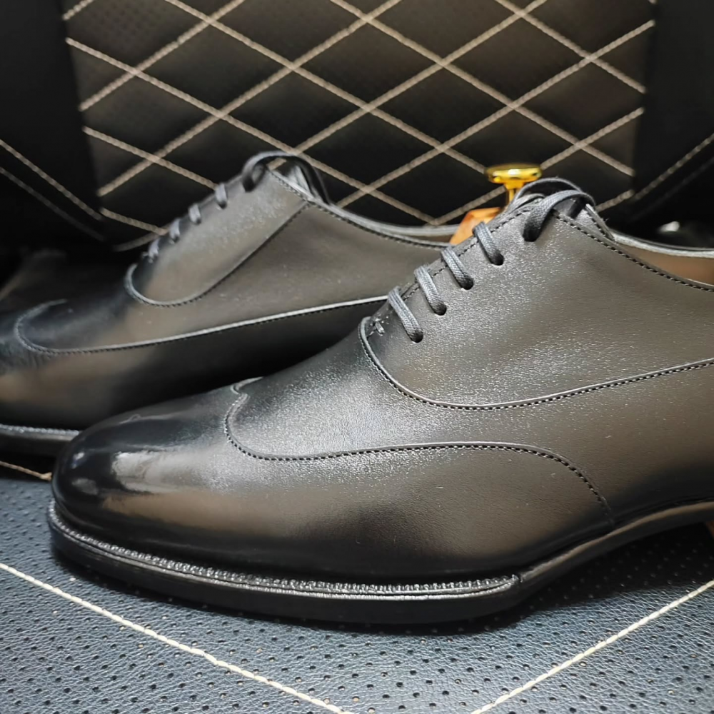 Black Classic Casual Leather Shoes