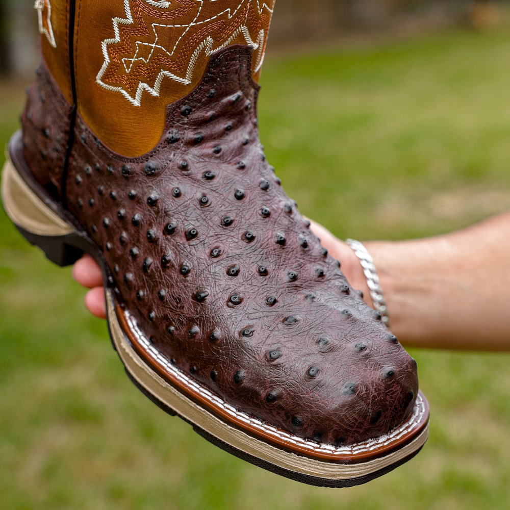 Mid-calf Exotic Western Cowboy Boots