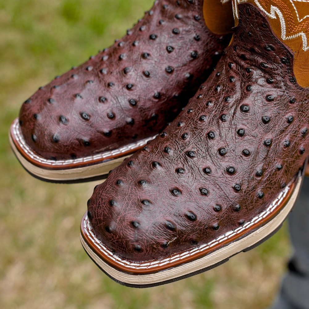 Mid-calf Exotic Western Cowboy Boots