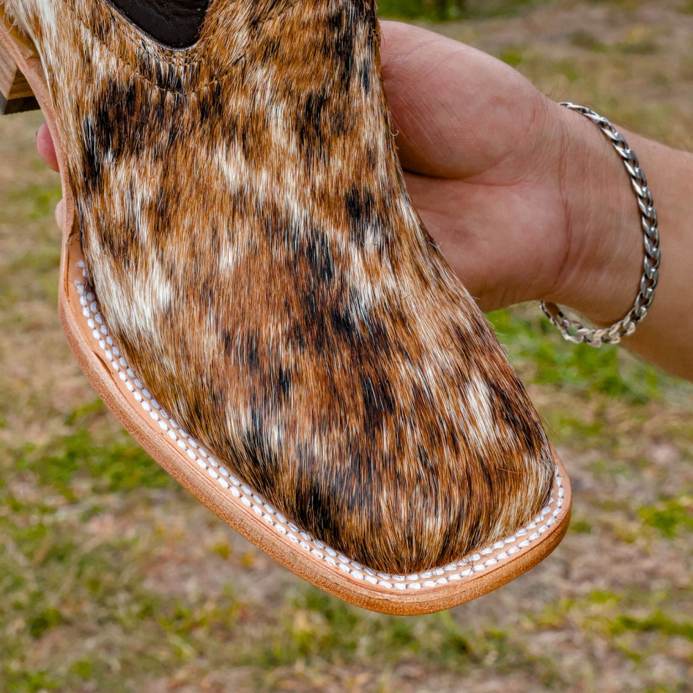 Pad-dyed Fashionable High-top Trendy Casual Leather Boots