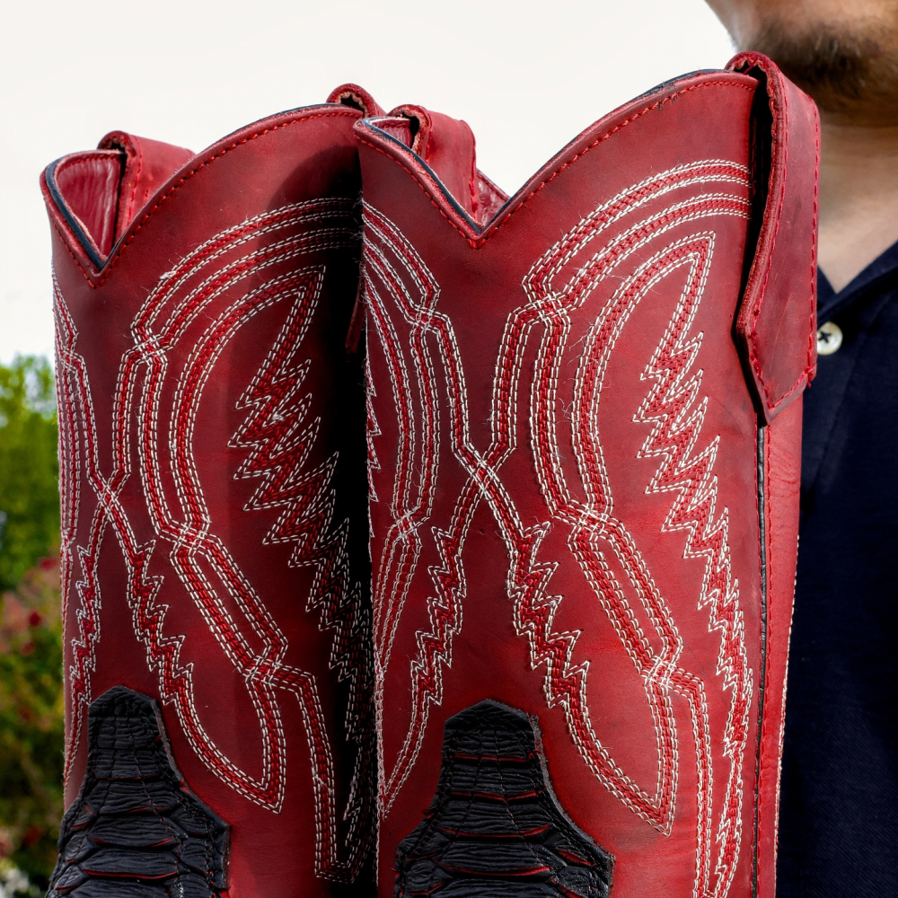 High Embroidered Vintage Boots