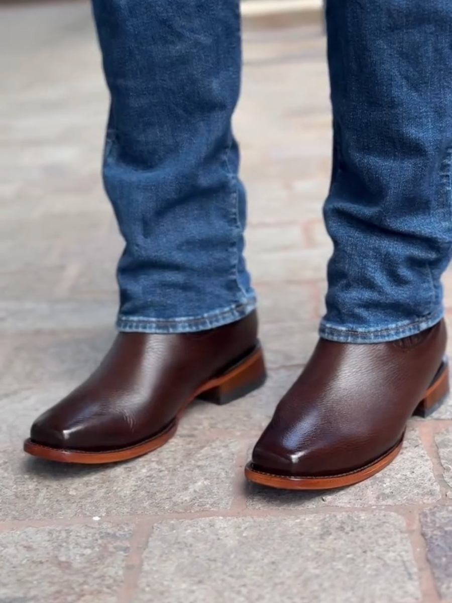 Vintage Handmade Leather Ankle Boots