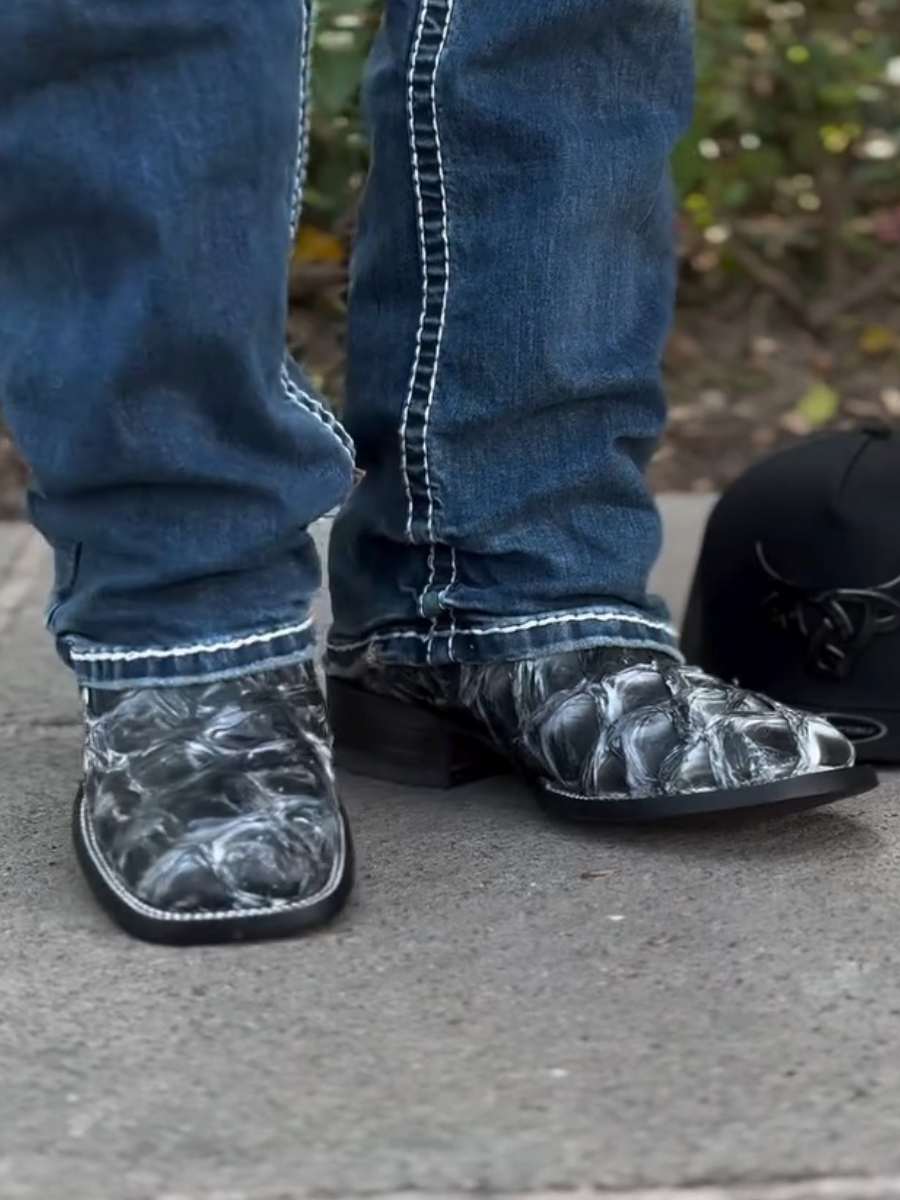 Fashionable High-top Casual Leather Boots