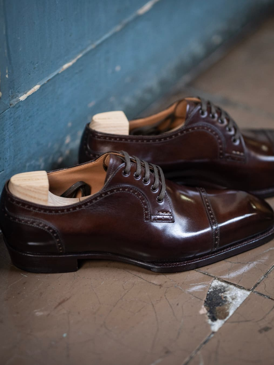 Handmade Genuine Leather Lace-up Shoes