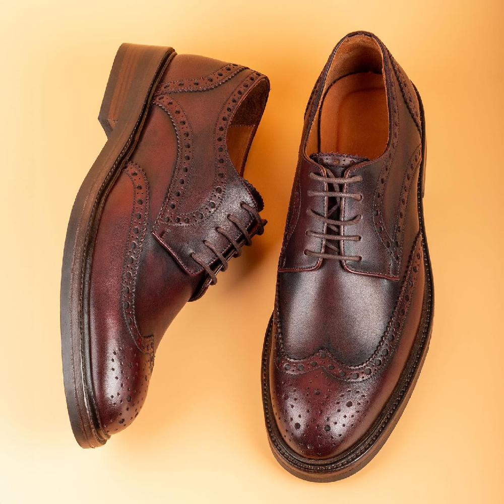Men's Carved Casual Leather Shoes