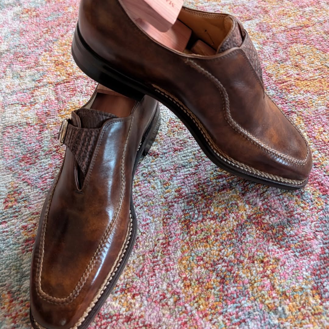 Men's British Style Belt Buckle Trendy Shoes