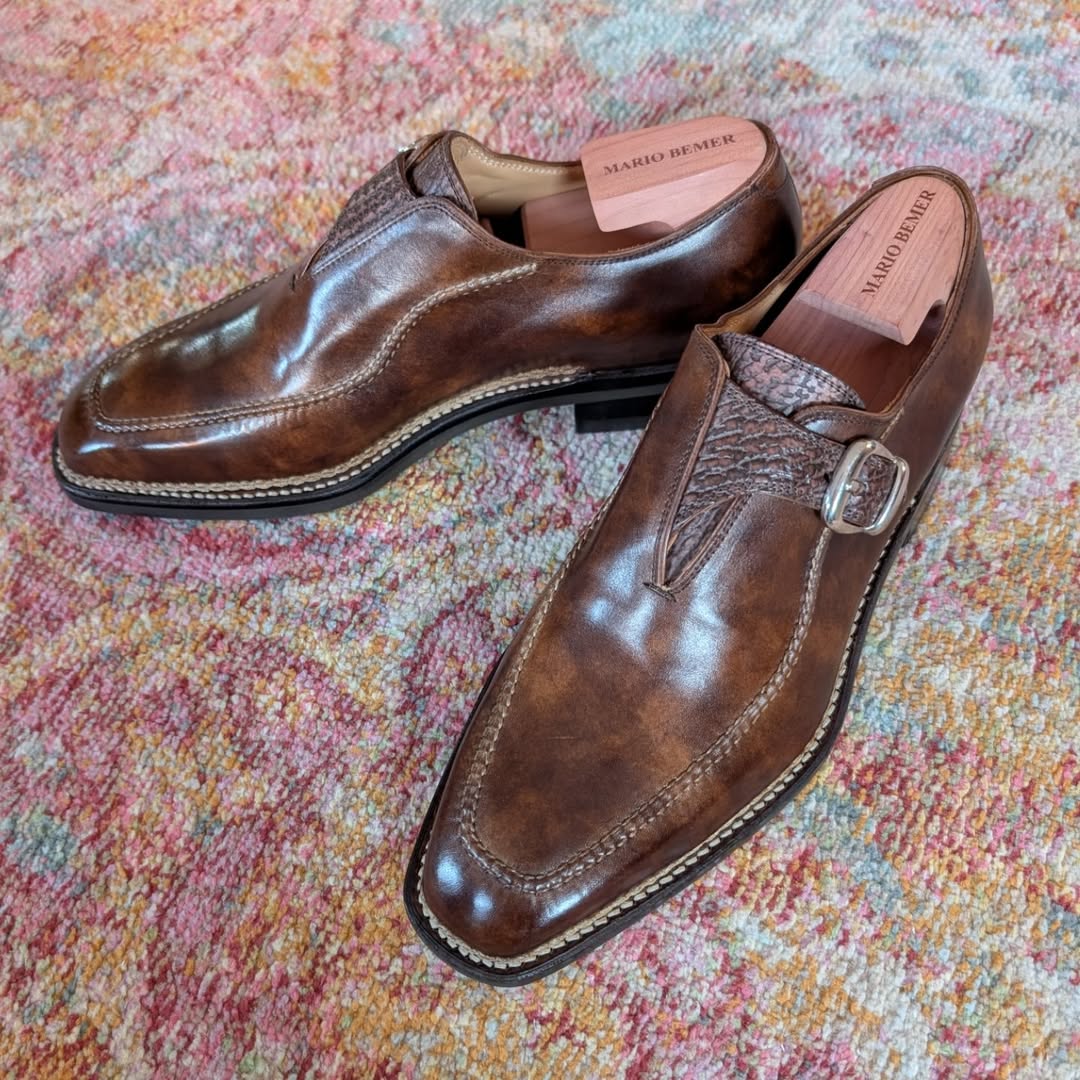 Men's British Style Belt Buckle Trendy Shoes