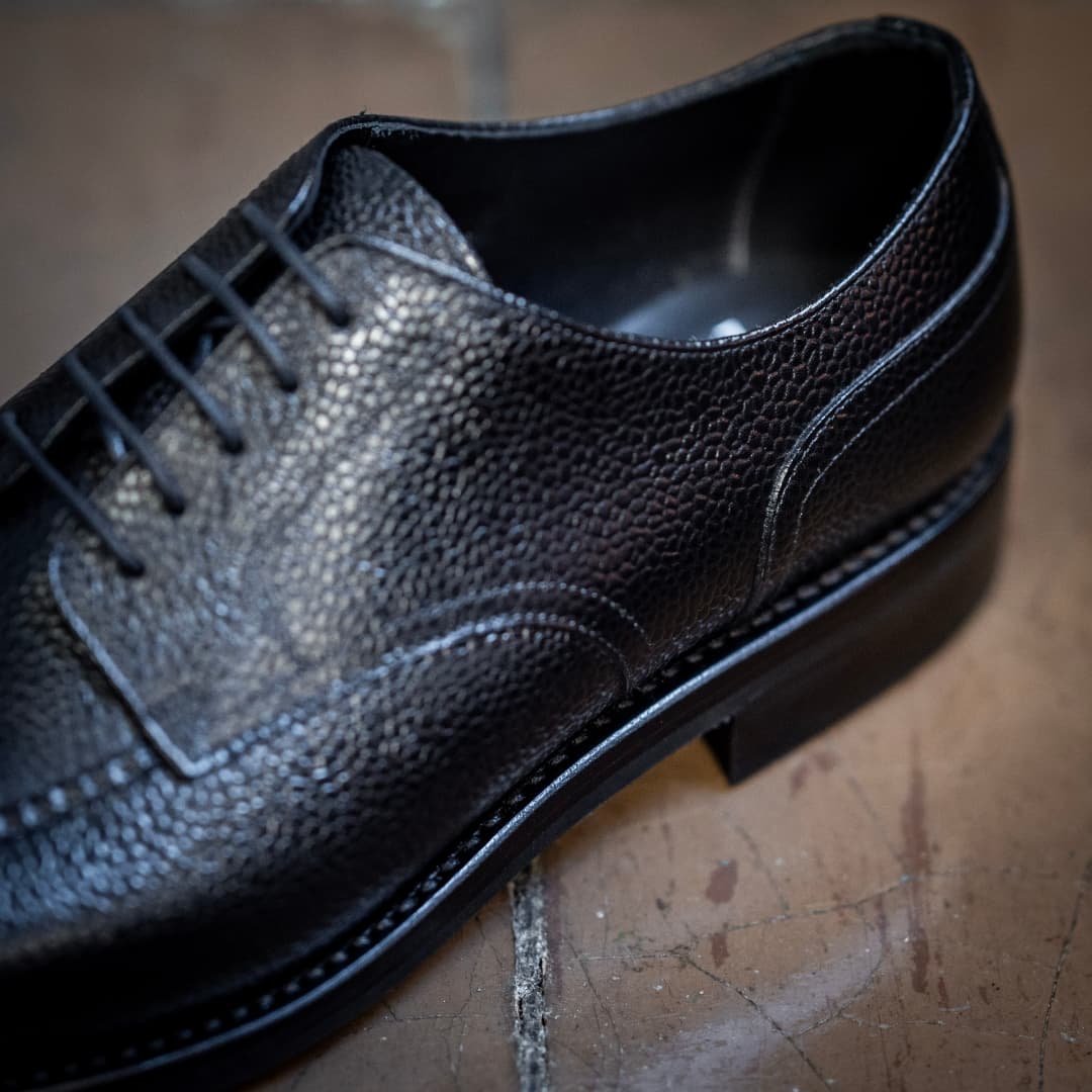 Men's Black Genuine Leather Shoes