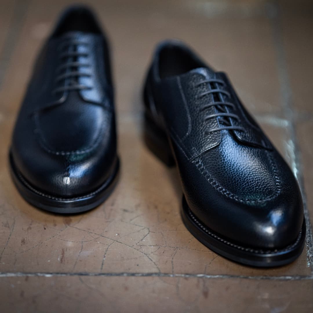 Men's Black Genuine Leather Shoes