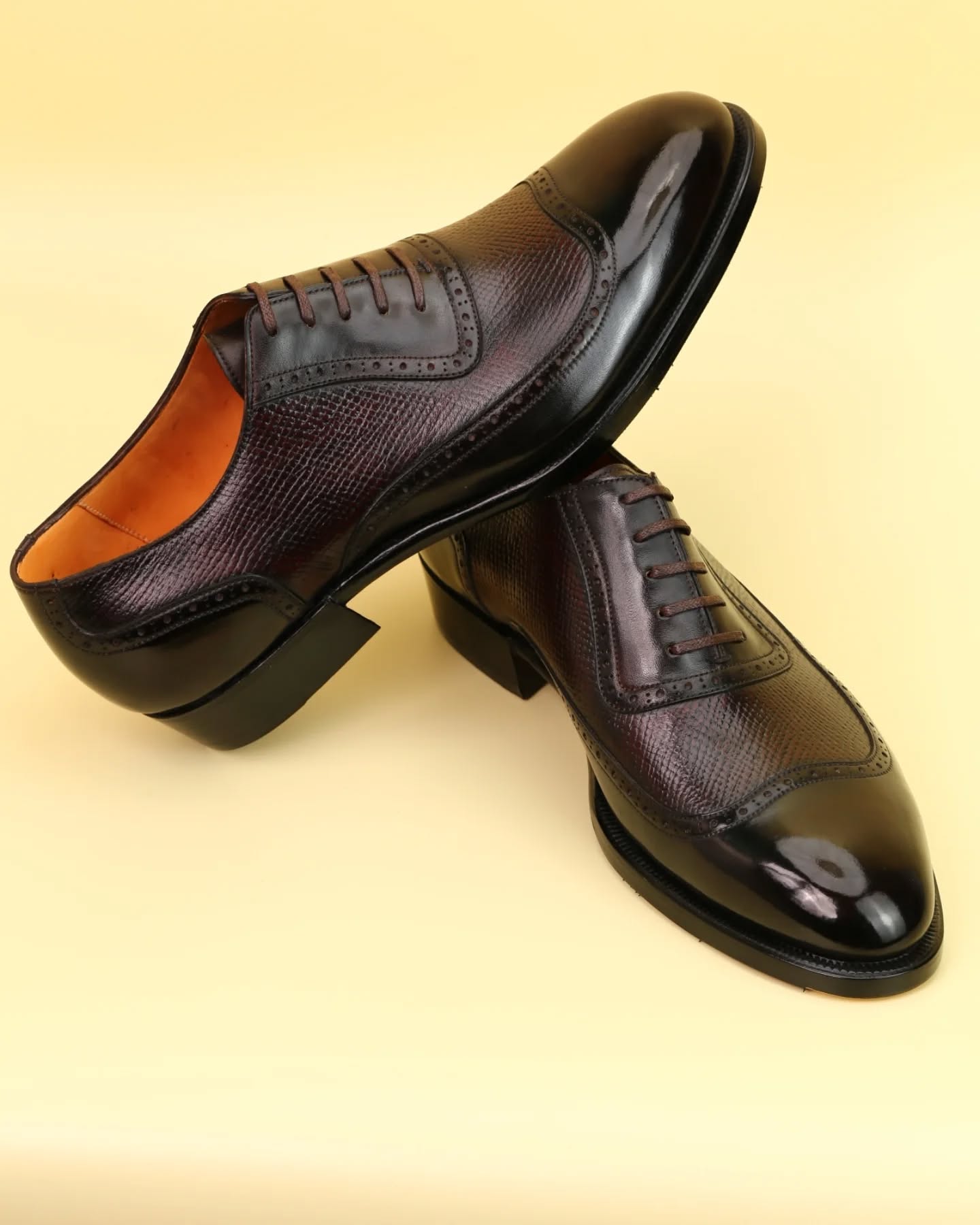 Dark Brown Vintage Leather Shoes
