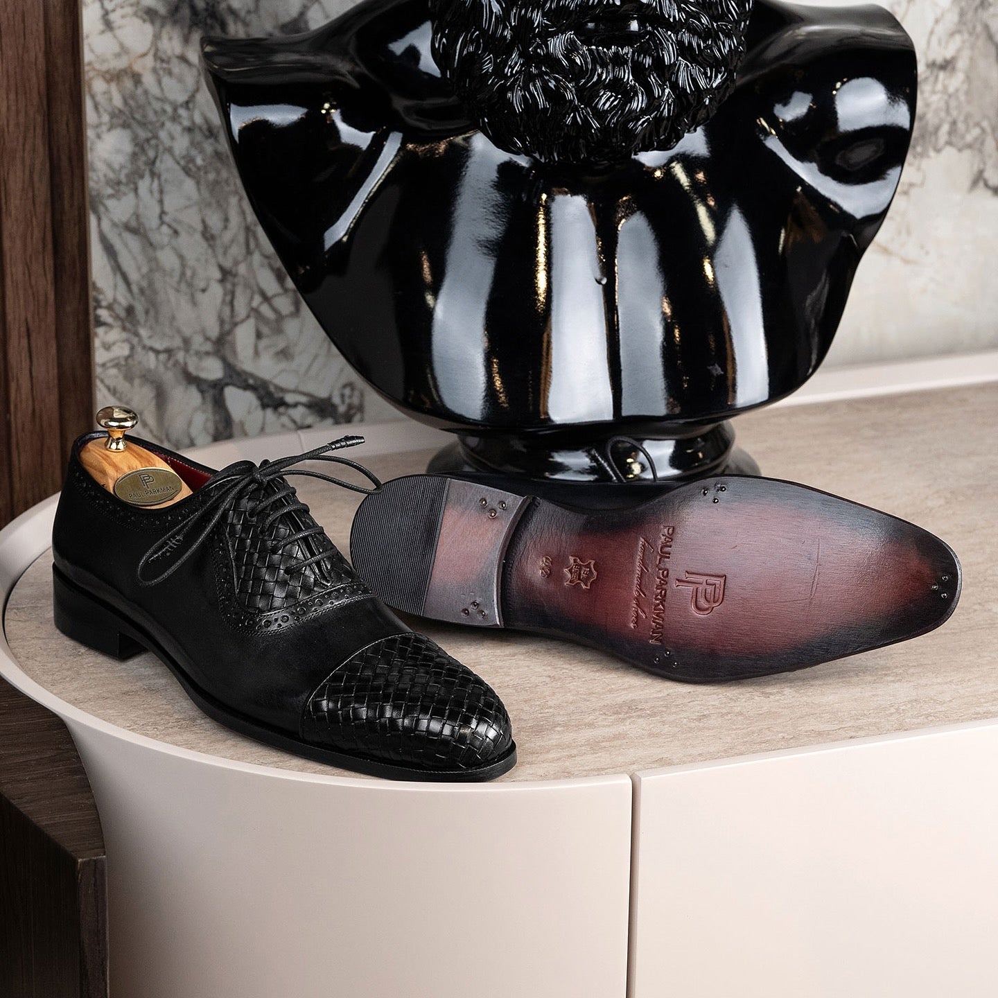Gentleman's Woven Handmade Leather Shoes