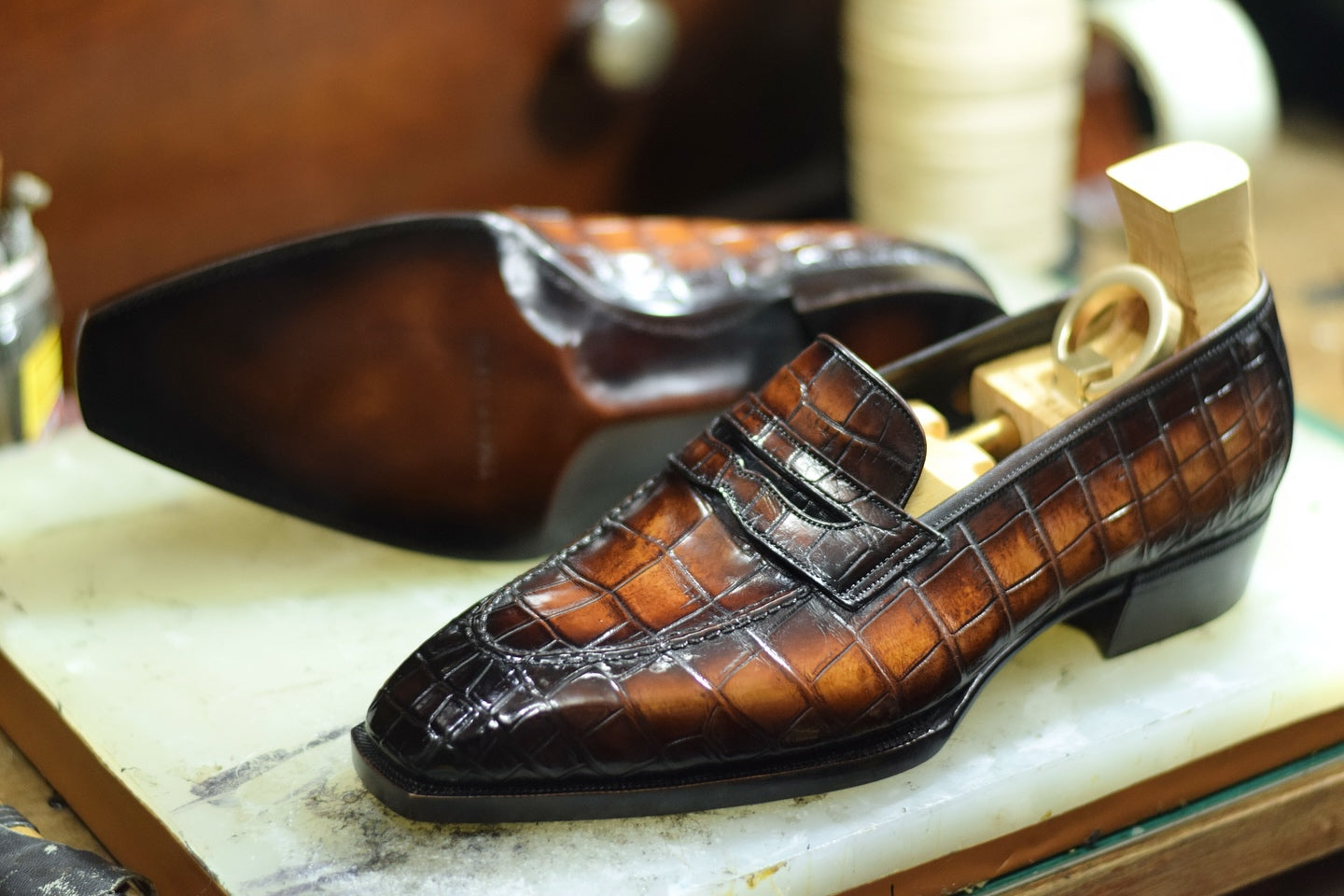 Crocodile Leather Shoes