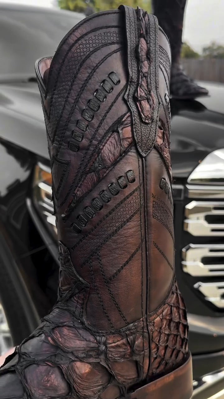 Authentic Pirarucu Boots