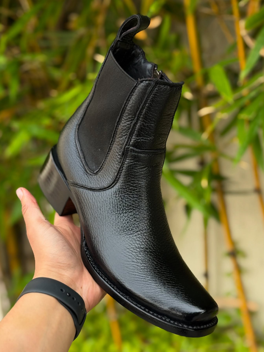 Vintage Leather Cigarette Boots