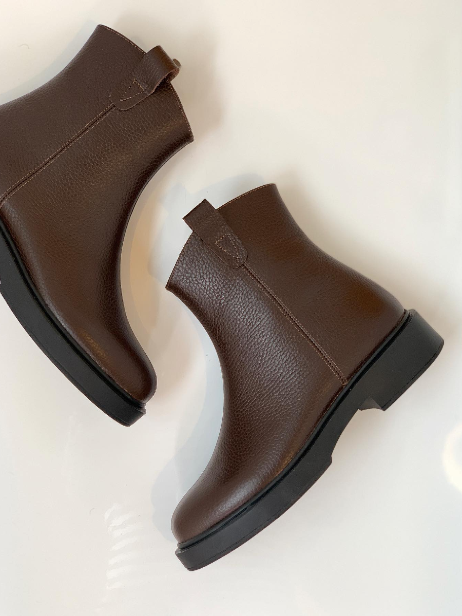 Retro Thick Heel Martin Boots
