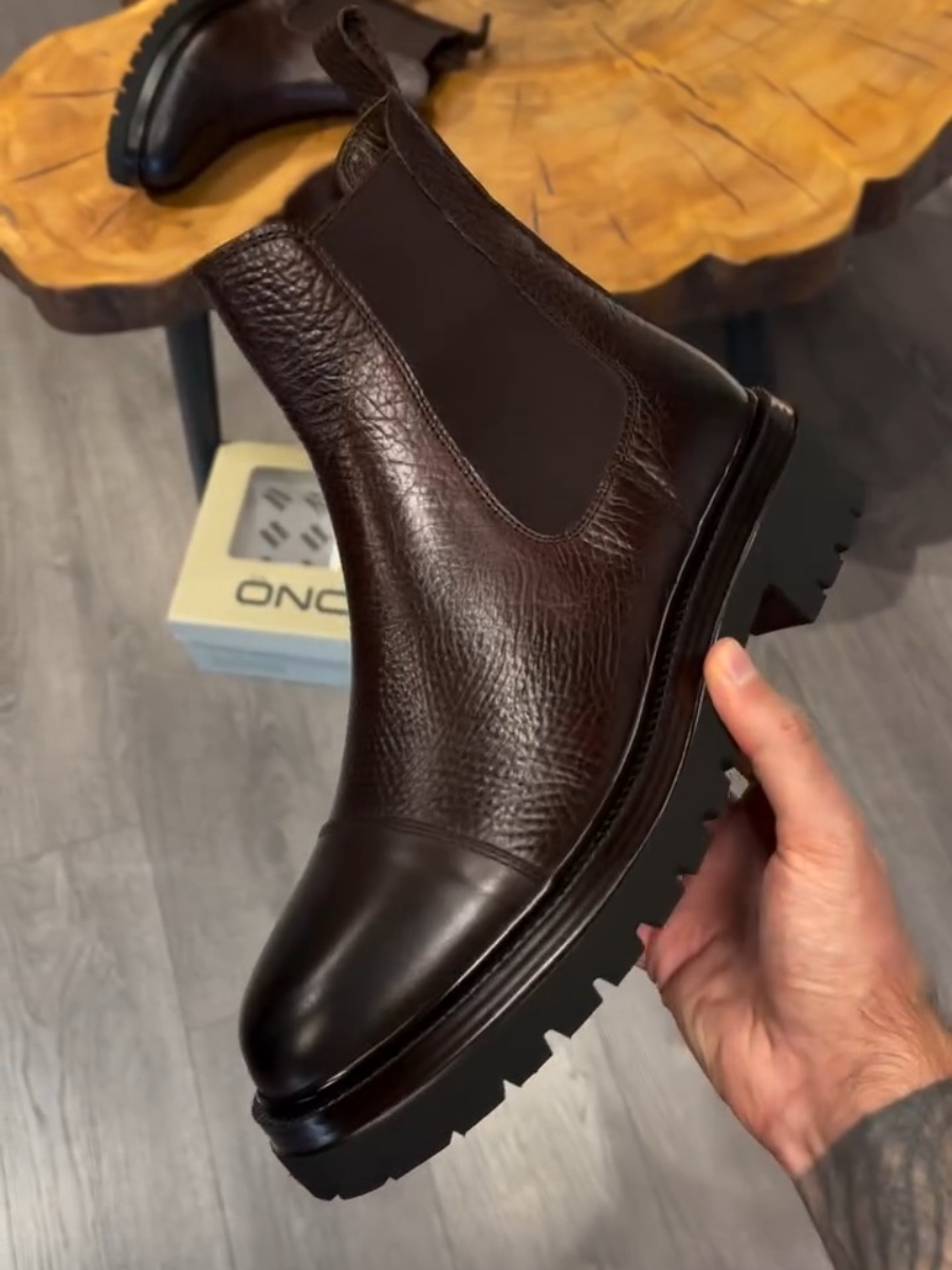 Vintage Chelsea Ankle Boots Thick-soled Martin Boots