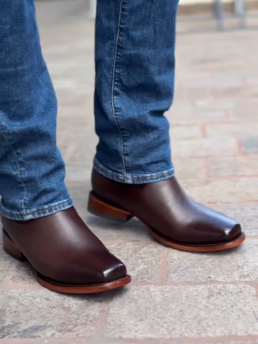 Vintage Handmade Leather Ankle Boots