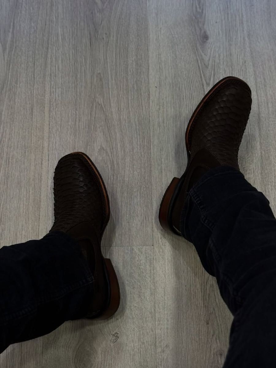 Square Toe Ankle Boots Cowboy Boots