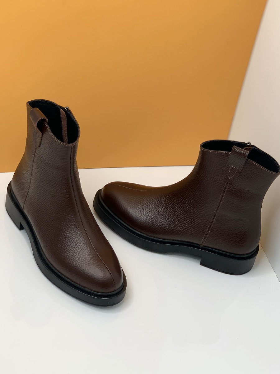 Retro Thick Heel Martin Boots