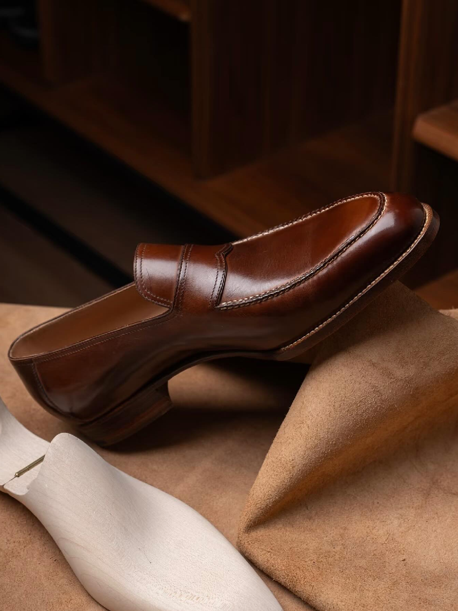 Genuine Leather Slip-on Business Casual Shoes