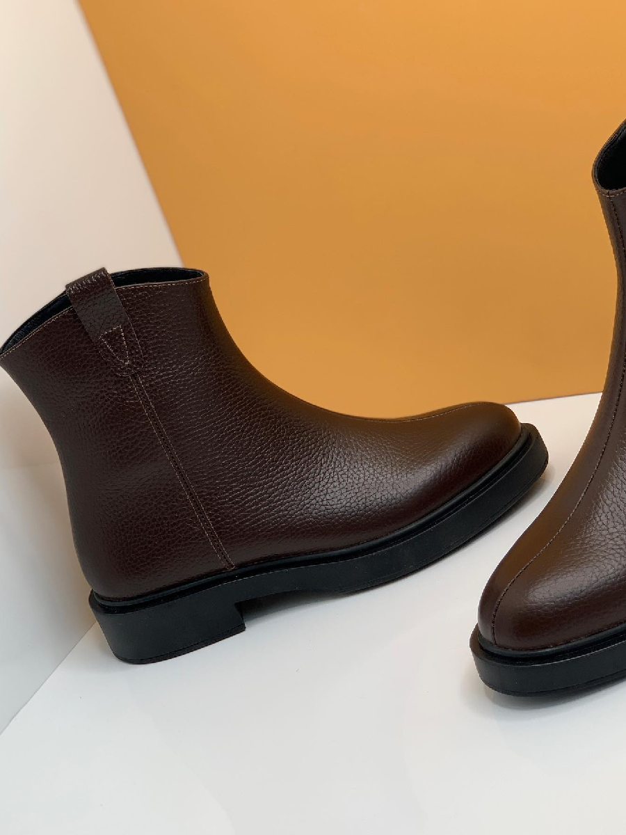 Retro Thick Heel Martin Boots