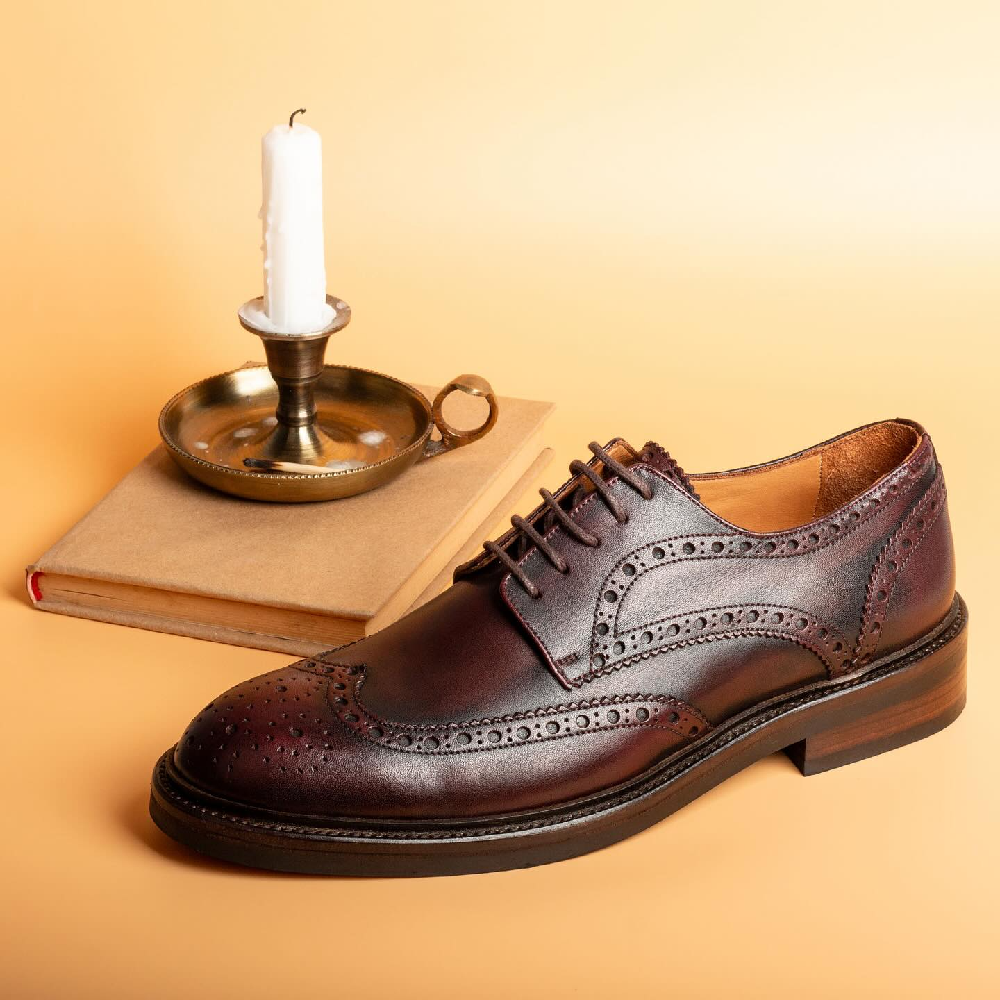 Men's Carved Casual Leather Shoes