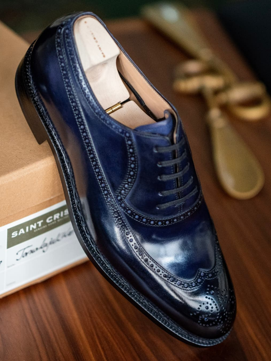 Brogue Carved All-match Genuine Leather Shoes