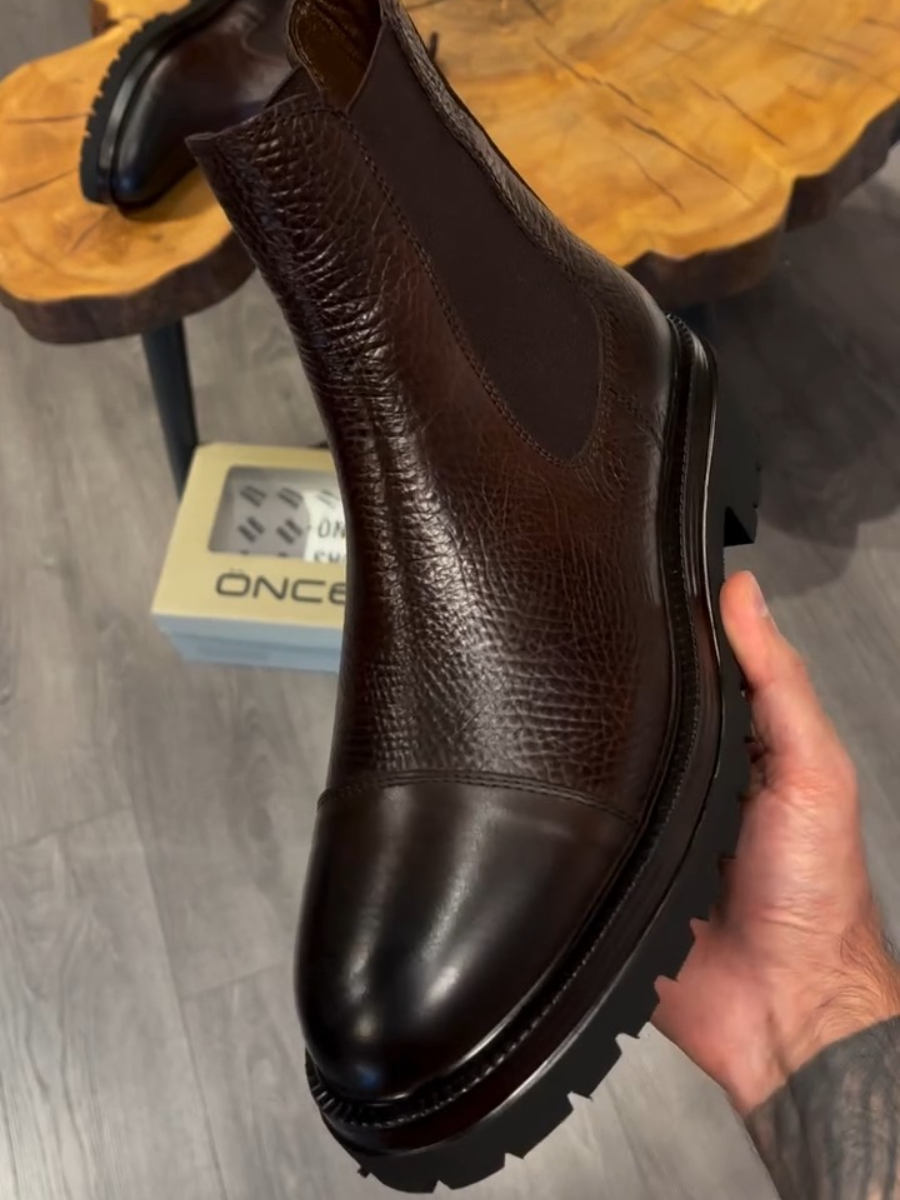 Vintage Chelsea Ankle Boots Thick-soled Martin Boots