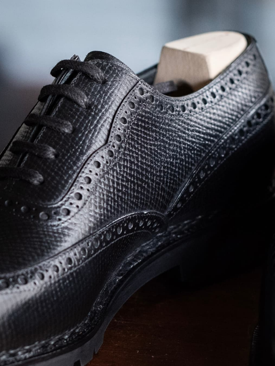 Brogue Carved Vintage Leather Shoes