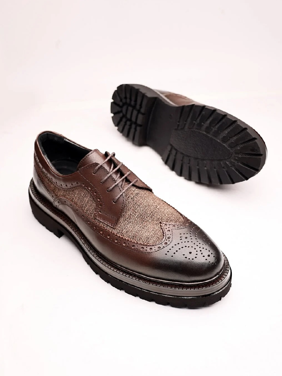 Colorblock Casual Business Leather Shoes