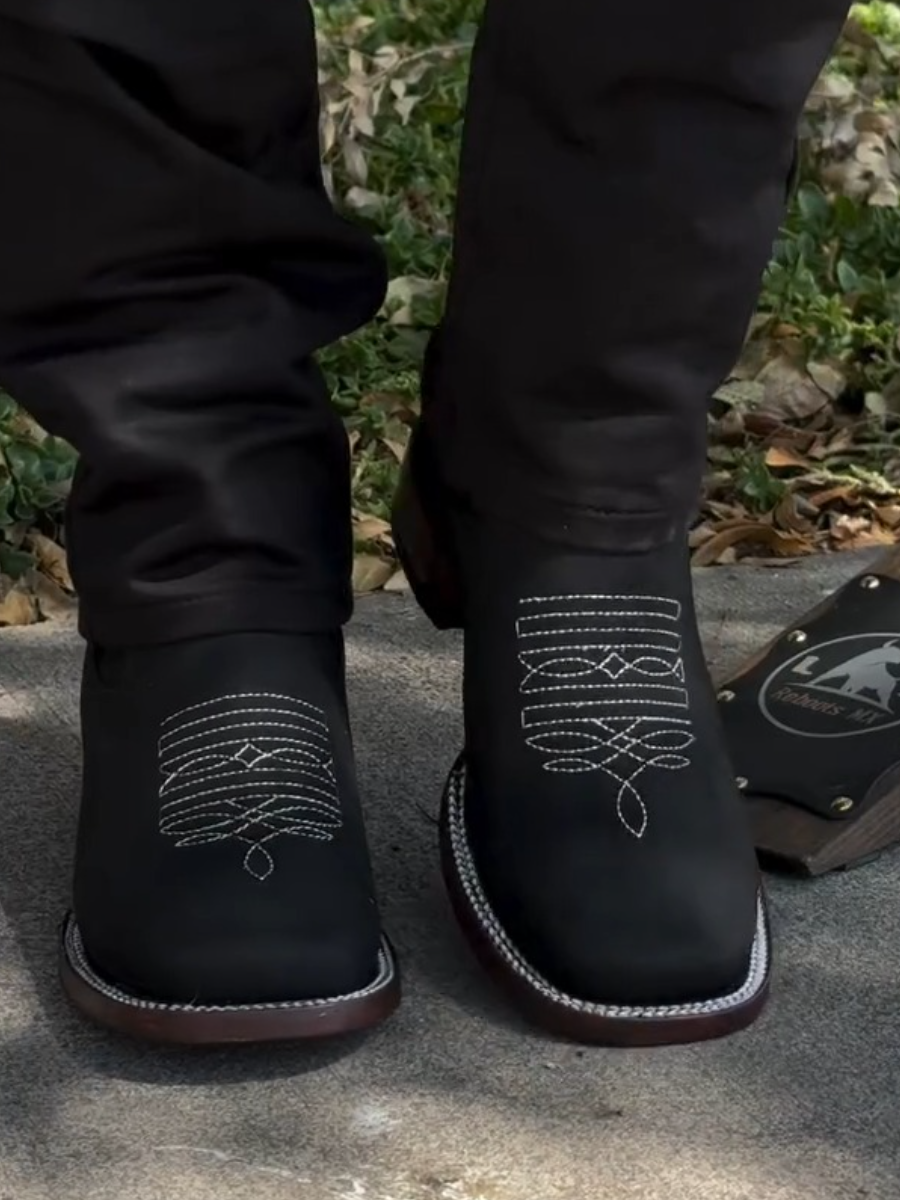 Embroidered Sleeve Chelsea Martin Boots